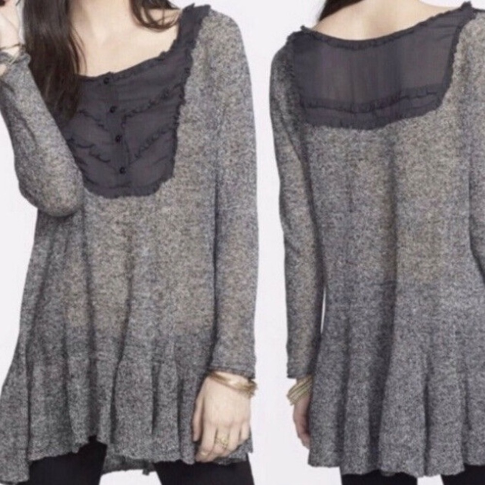 Free People Peplum Top Size Small